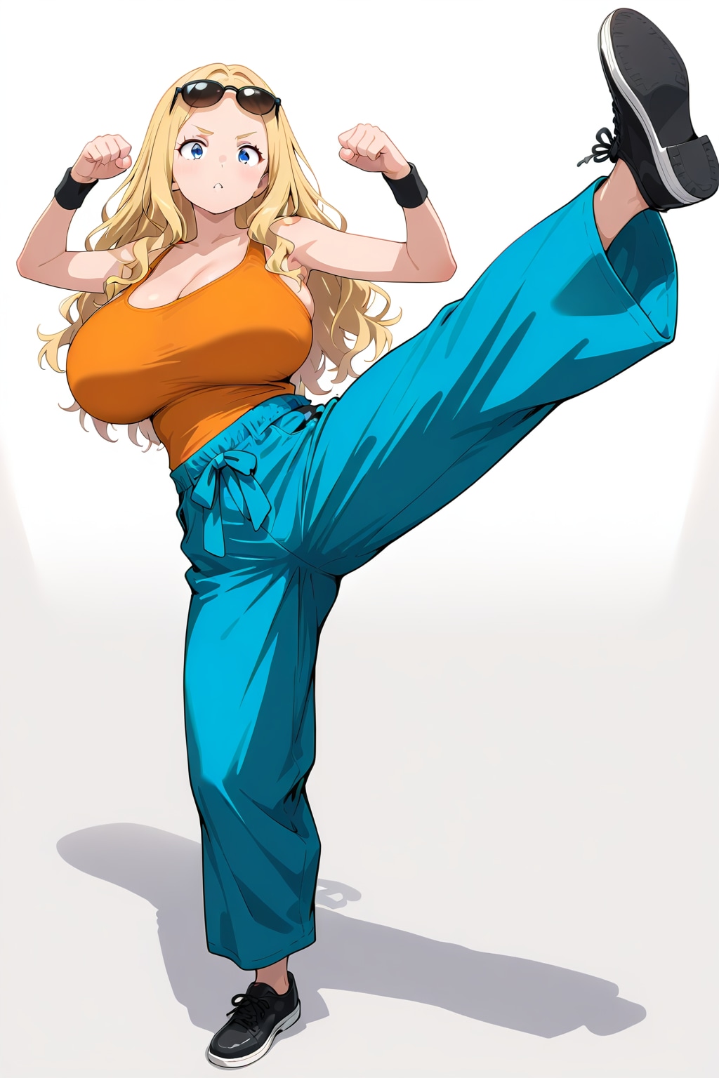 蹴り上げるなっちゃん！かわいい！