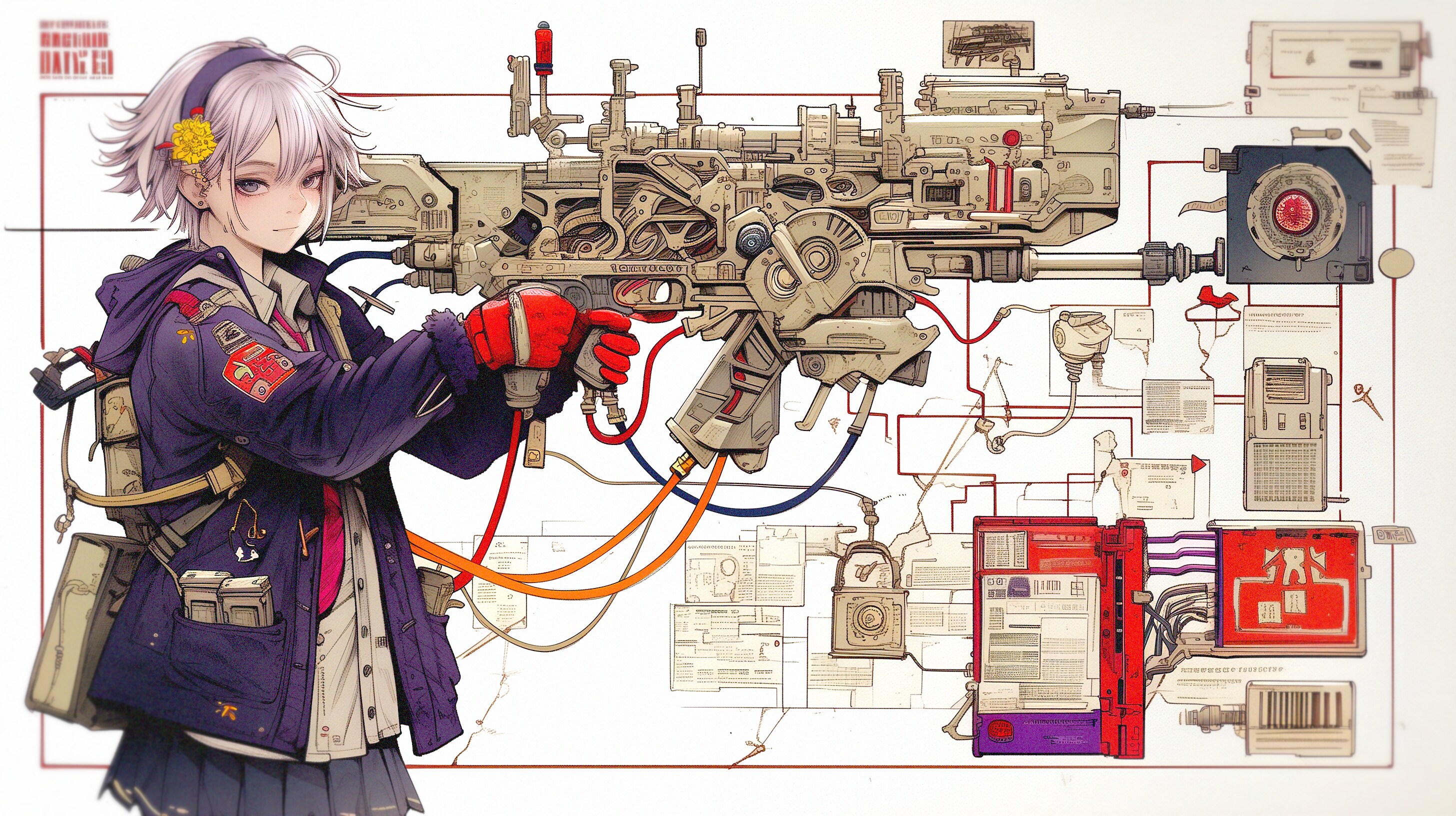 gun girl | の人気AIイラスト・グラビア