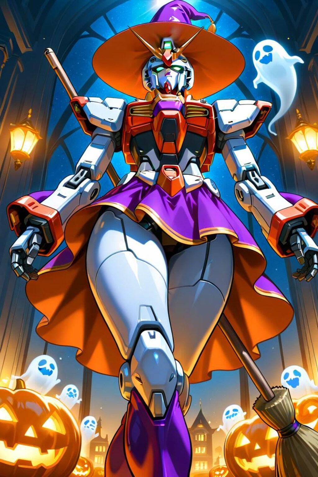 ガンダム　ハロウィン　魔女衣装