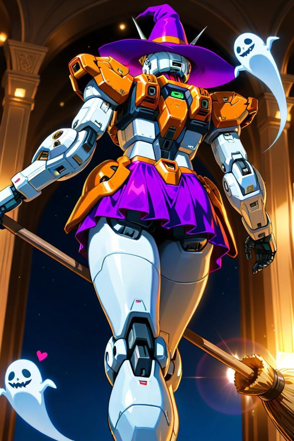 ガンダム　ハロウィン　魔女衣装