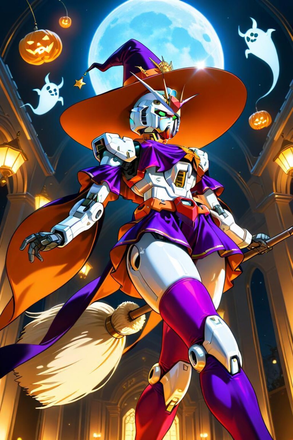 ガンダム　ハロウィン　魔女衣装