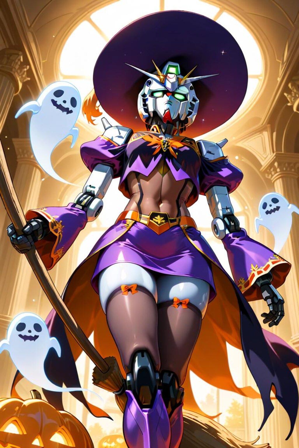 ガンダム　ハロウィン　魔女衣装