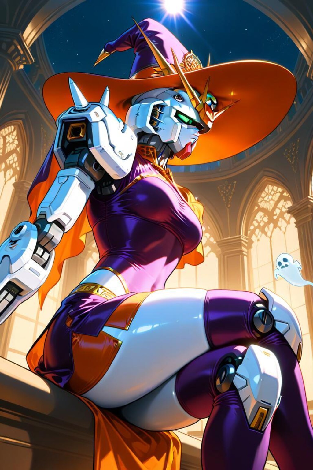 ガンダム　ハロウィン　魔女衣装