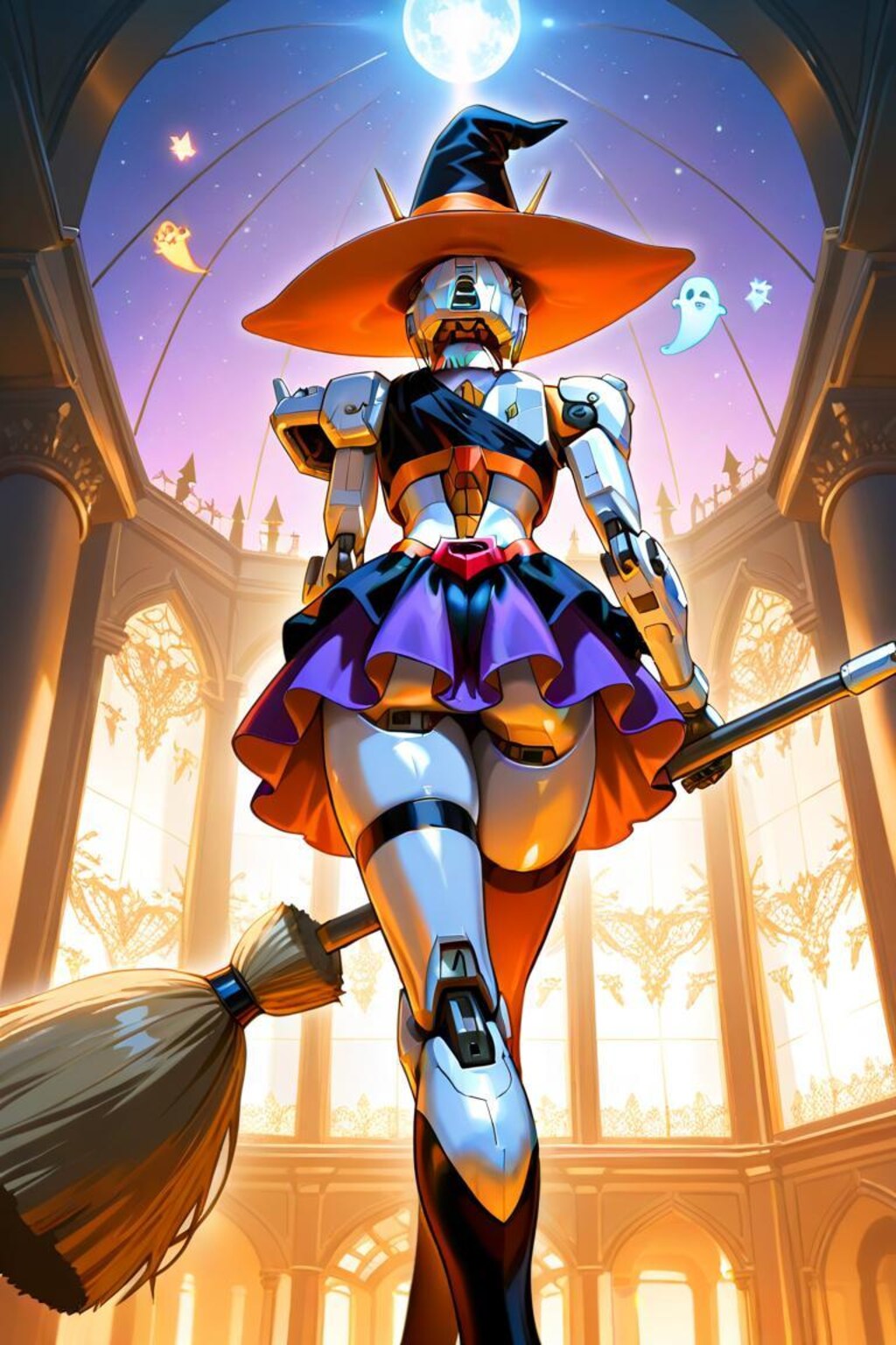 ガンダム　ハロウィン　魔女衣装