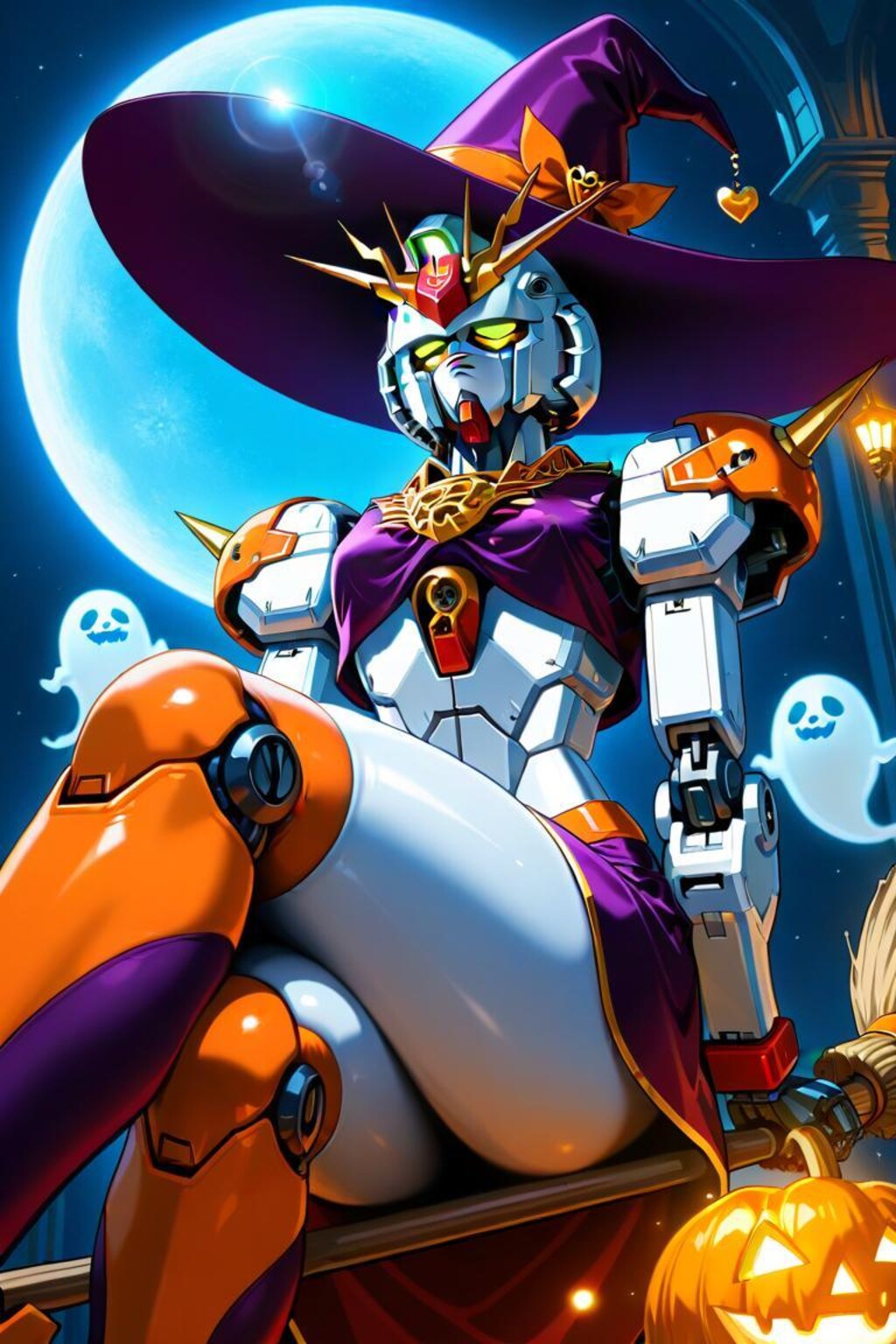 ガンダム　ハロウィン　魔女衣装