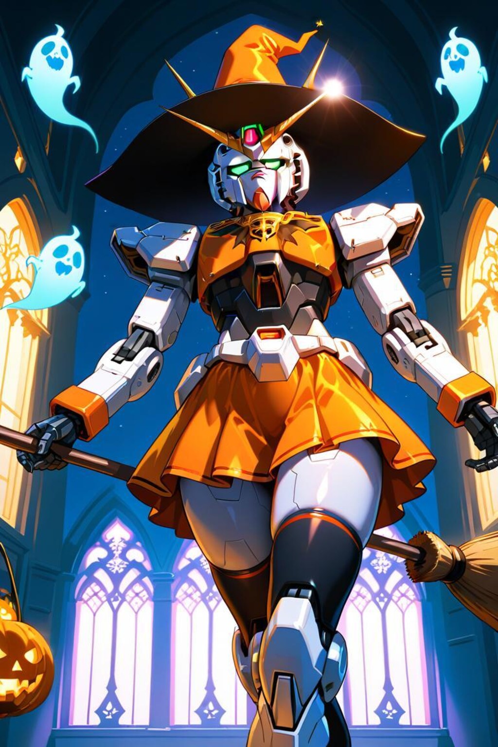 ガンダム　ハロウィン　魔女衣装
