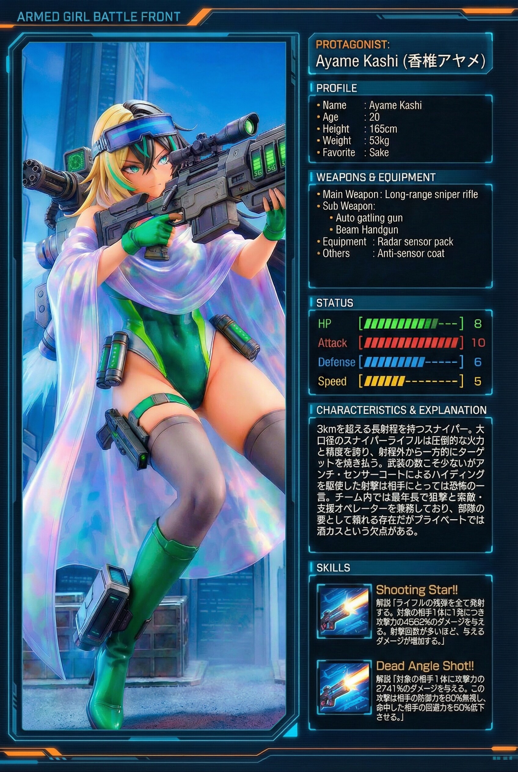 【ゲーム攻略本】競泳水着ギャルスナイパー
