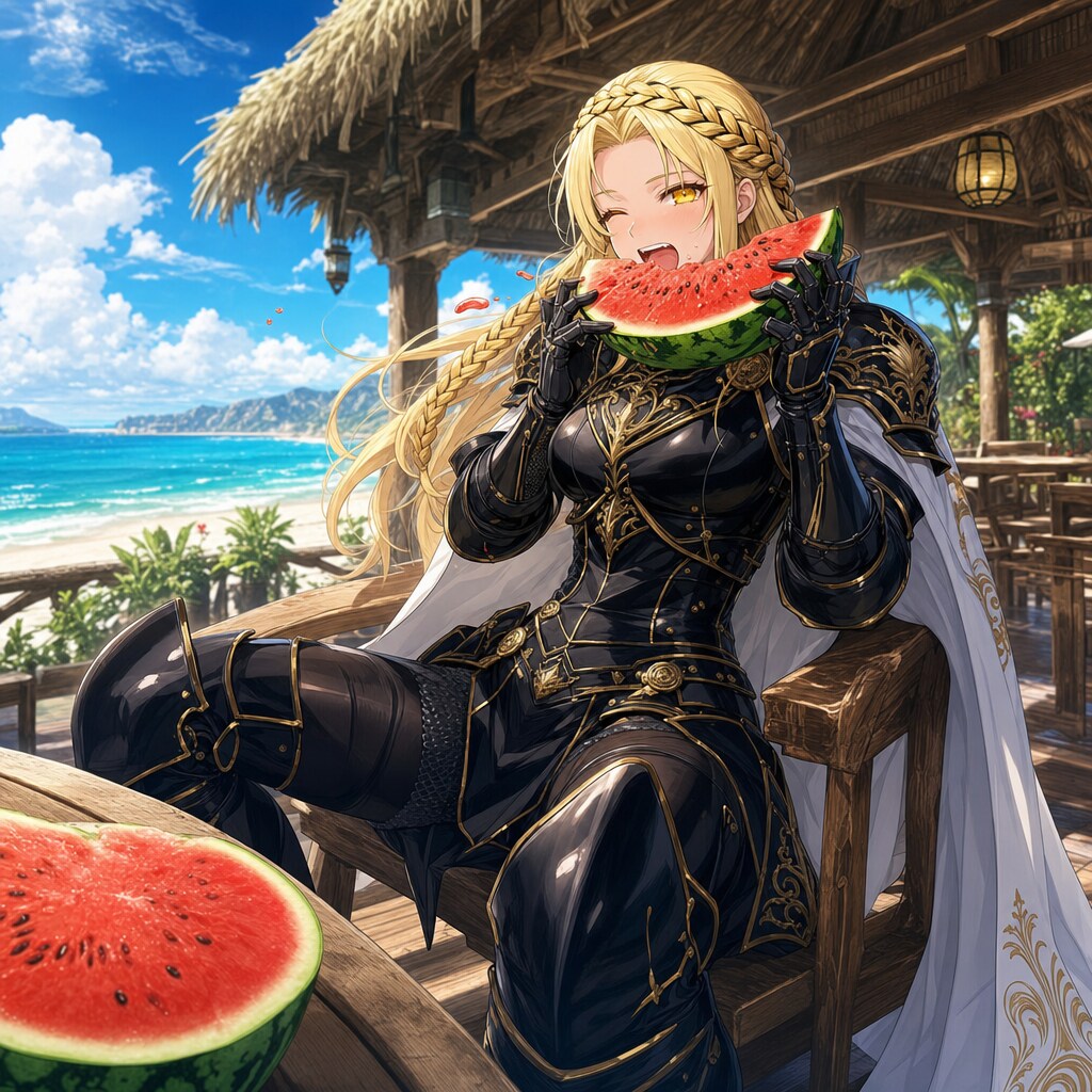 スイカとゴルヴィナ | の人気AIイラスト・グラビア