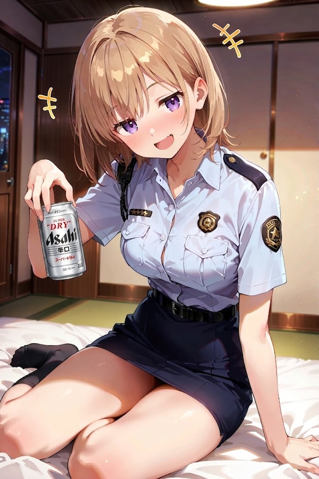 ジト目婦警さんとビール ～乾さつきのドライな日常～ Z512