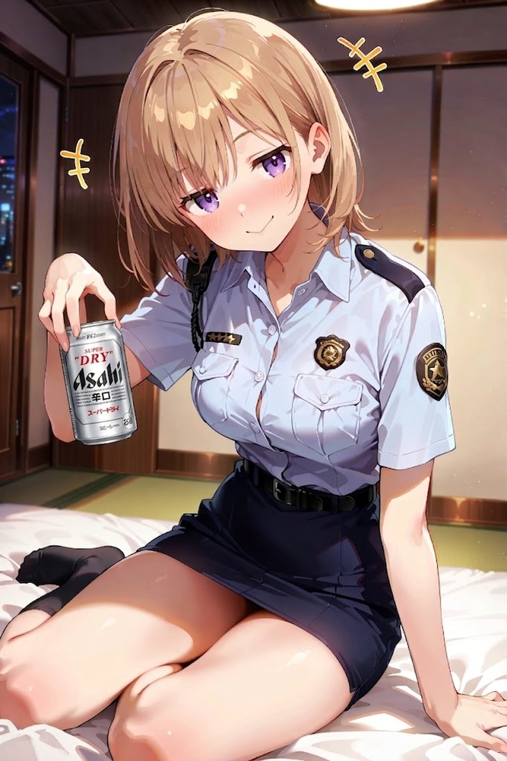 ジト目婦警さんとビール ～乾さつきのドライな日常～ Z512