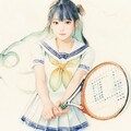 テニス女子 2枚目