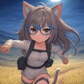【空欄答え】女の子って(戦場の猫耳)メガネ（といえば赤外線ゴーグルを付けてて最高に反抗作戦してるん）だよね🎵 8枚目