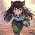 【空欄答え】女の子って(戦場の猫耳)メガネ（といえば赤外線ゴーグルを付けてて最高に反抗作戦してるん）だよね🎵 11枚目