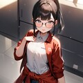 旧華族令嬢の眼鏡っ娘 4枚目