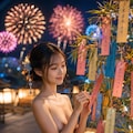 竹に絡まる裸体 2枚目