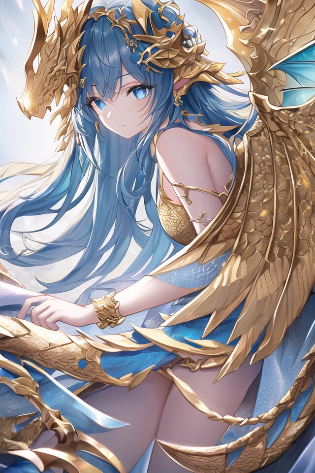 Petite Gold Dragon
