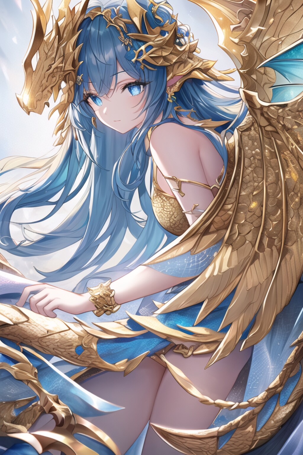 Petite Gold Dragon