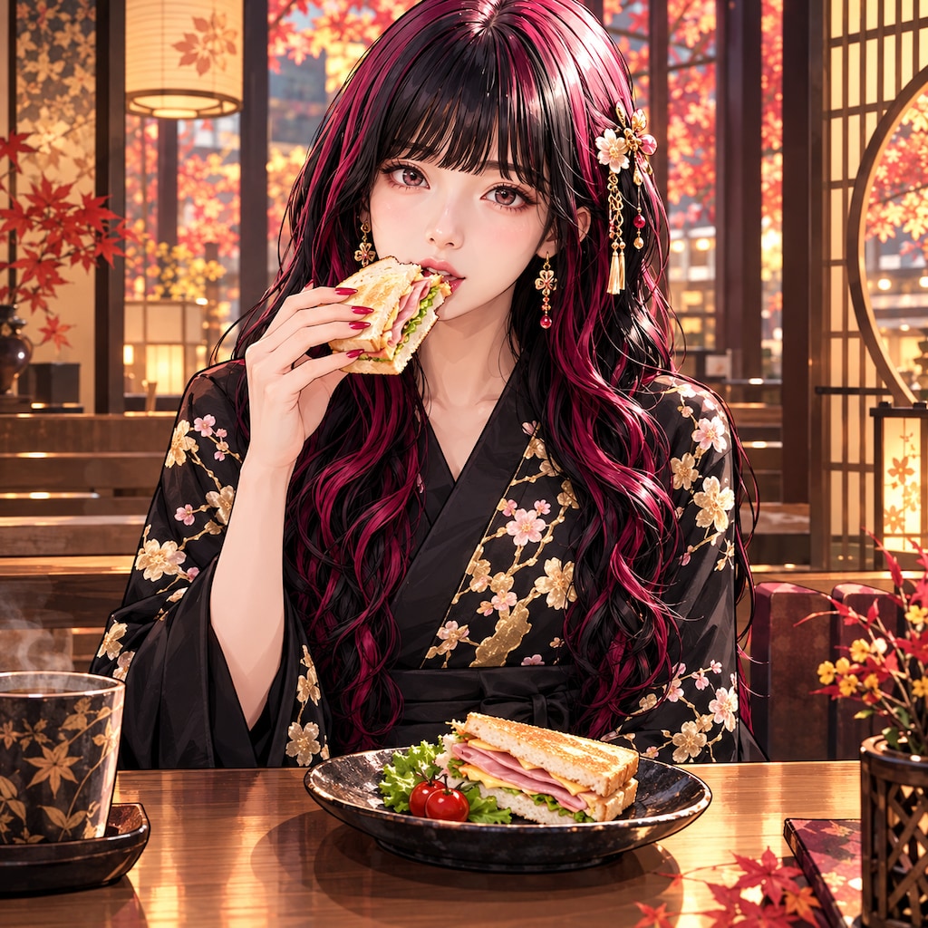 9/15 ランチ/ハムサンド（いろはちゃん）