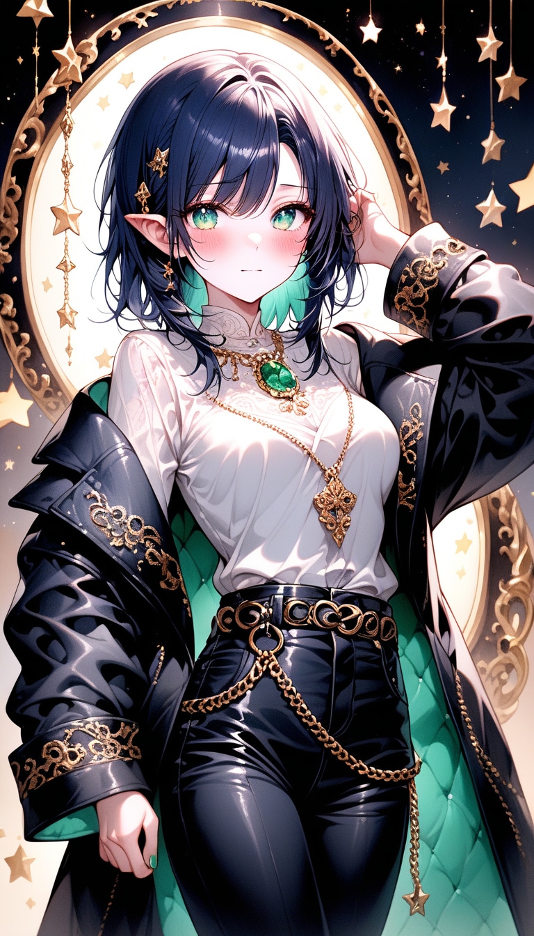 エルフ系美少女のパンツスタイル | の人気AIイラスト・グラビア