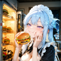 【リクエスト】スーパーメイドさん　夜中のハンバーガー　1 9枚目