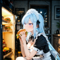 【リクエスト】スーパーメイドさん　夜中のハンバーガー　1 3枚目