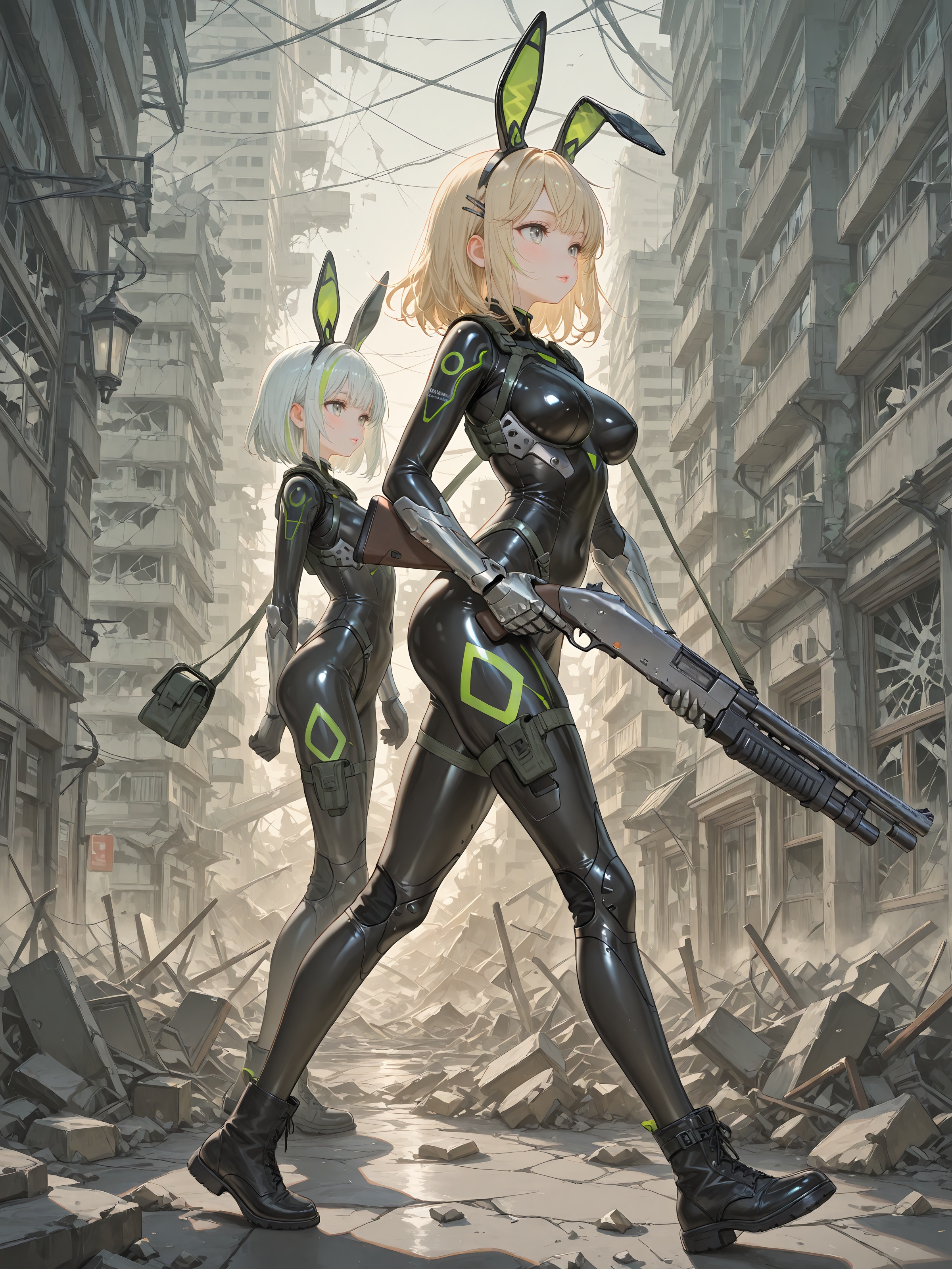 タクティカルバニー | の人気AIイラスト・グラビア