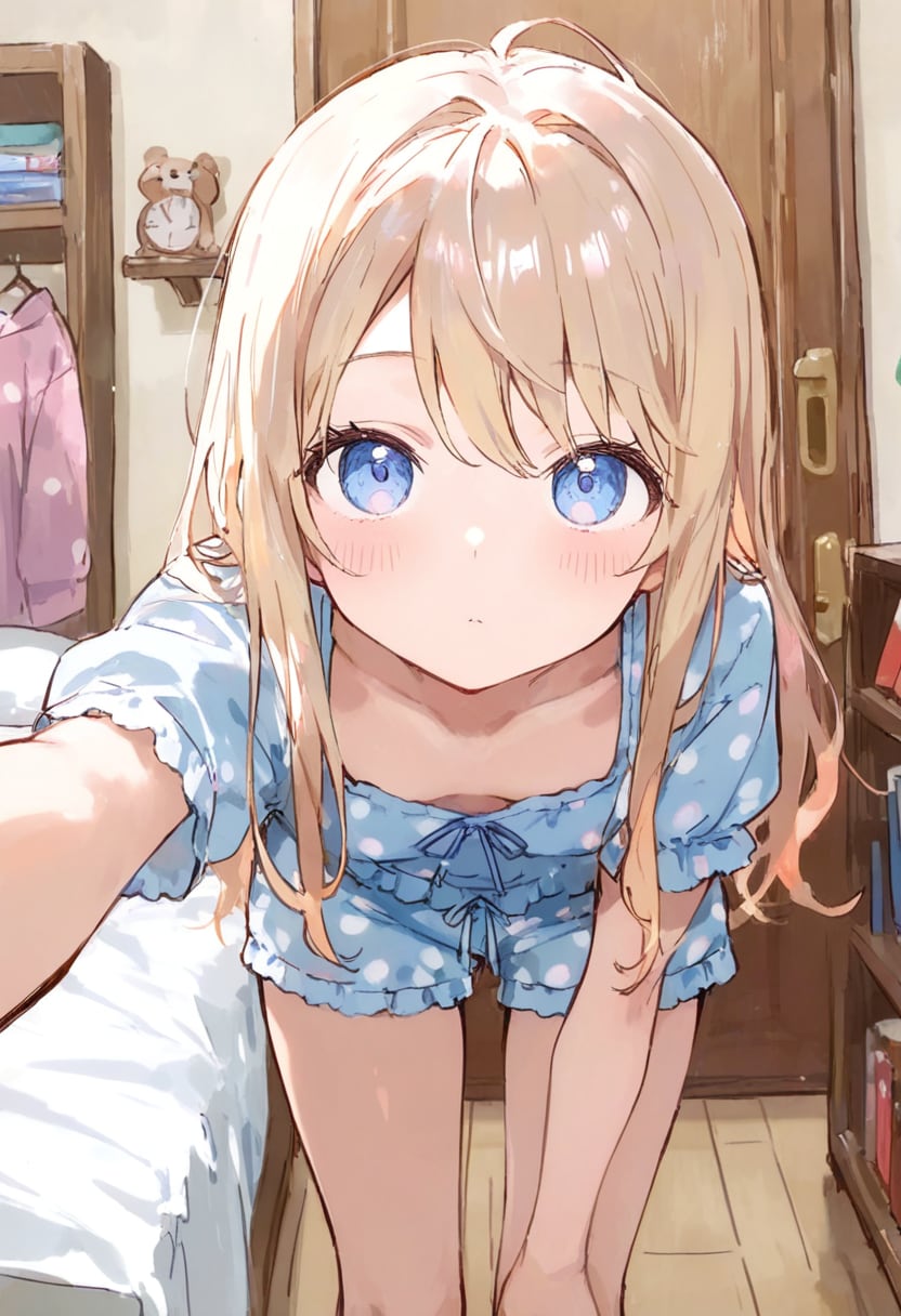 少女の部屋(水彩タッチ)(204)