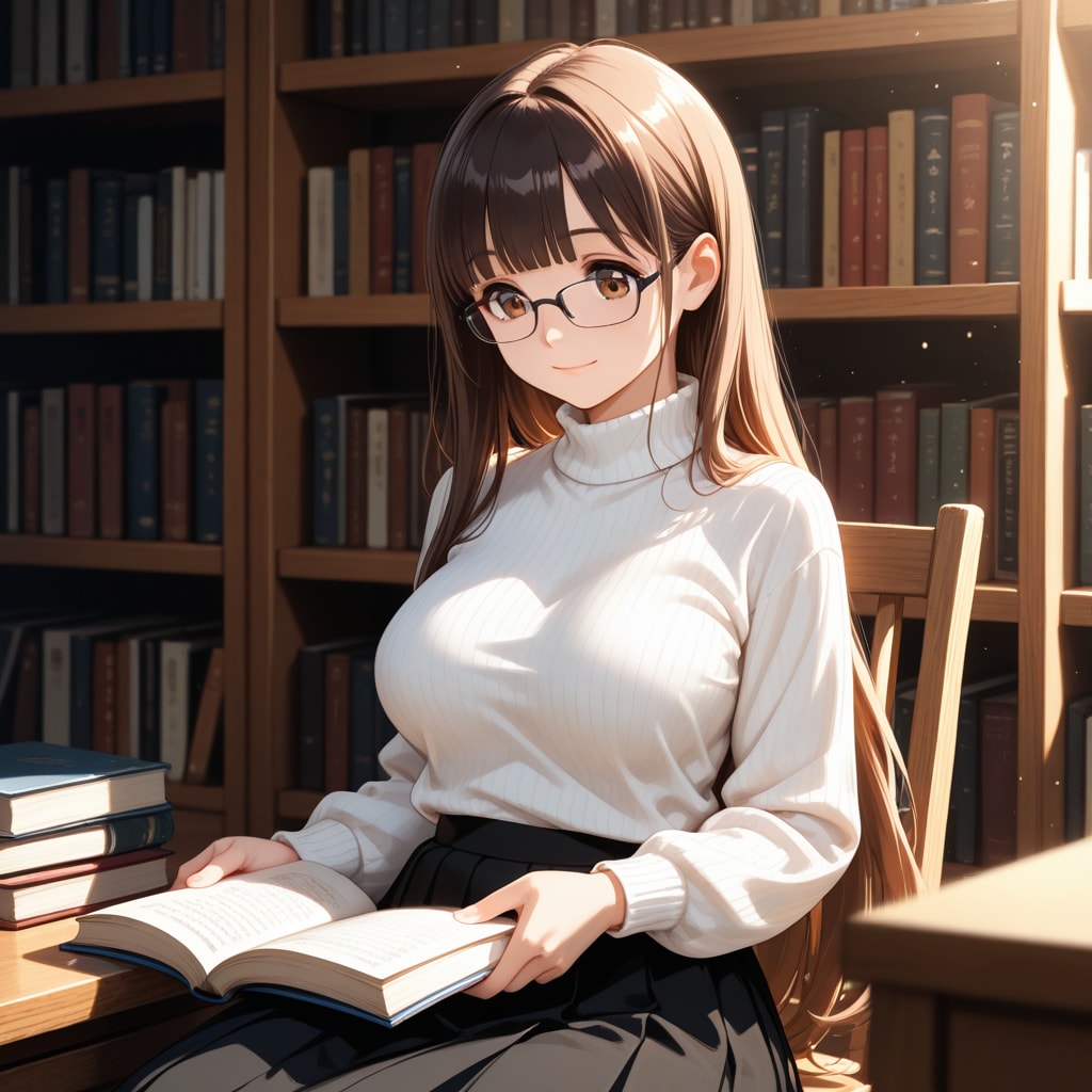 眼鏡っ娘_「ビブリア古書堂の事件手帖」篠川栞子