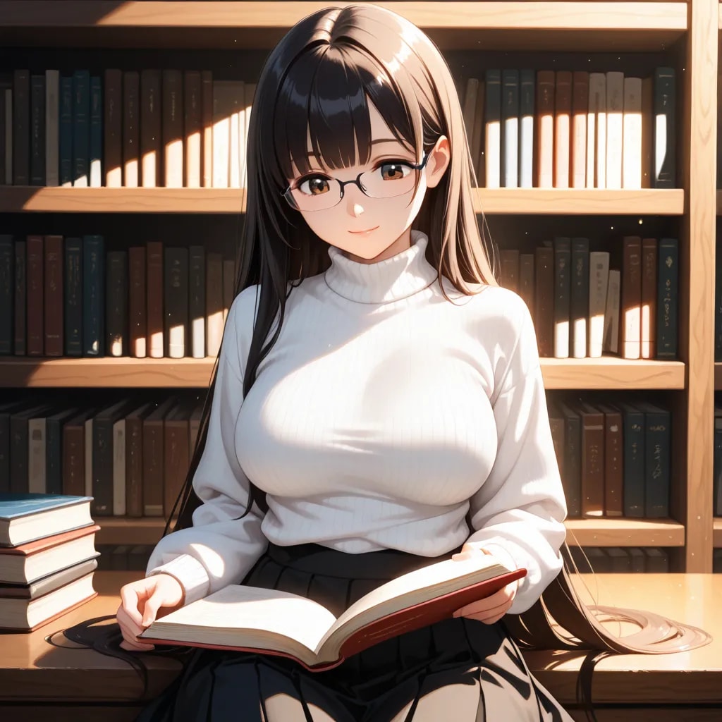 眼鏡っ娘_「ビブリア古書堂の事件手帖」篠川栞子