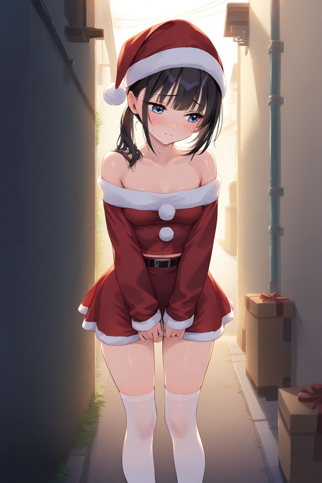 恥ずかしがりやなサンタさん