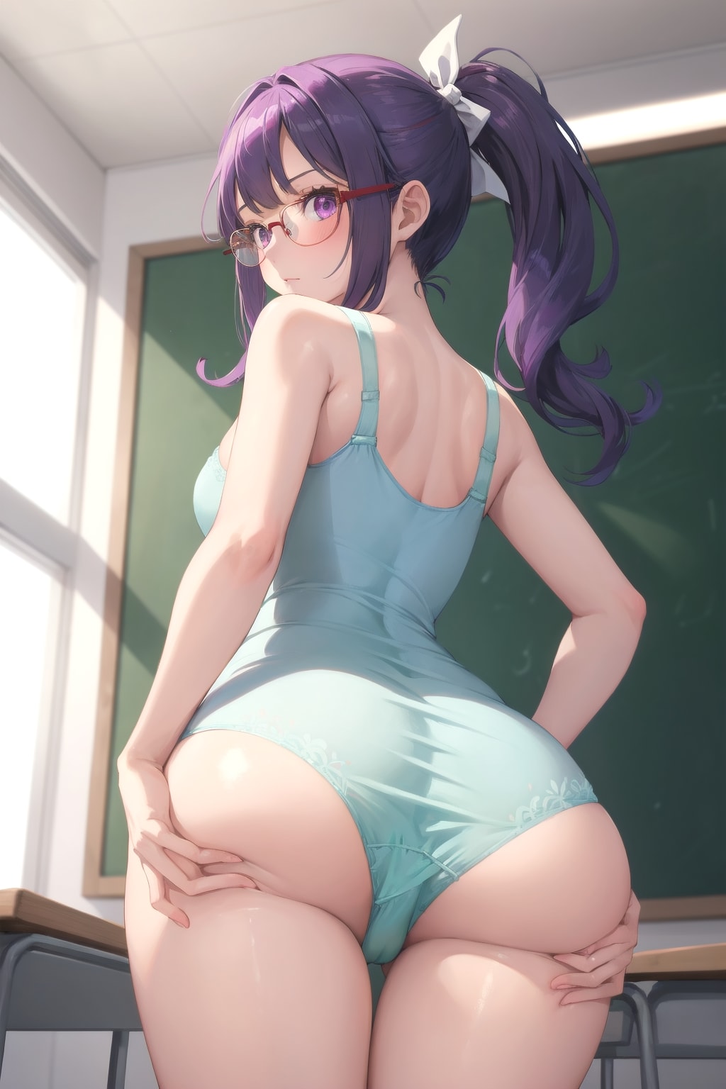 こら！先生が着替えてるのに勝手にこないの！