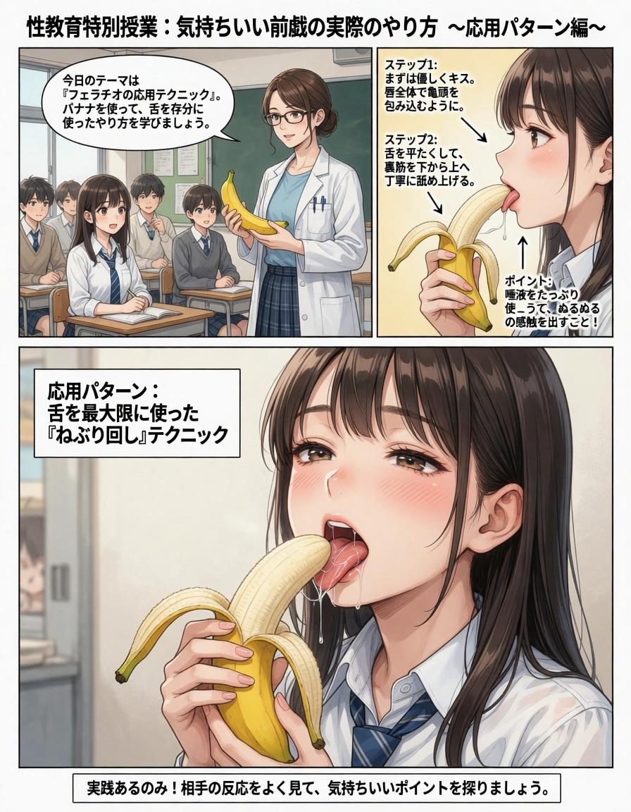 性教育　フェラチオ