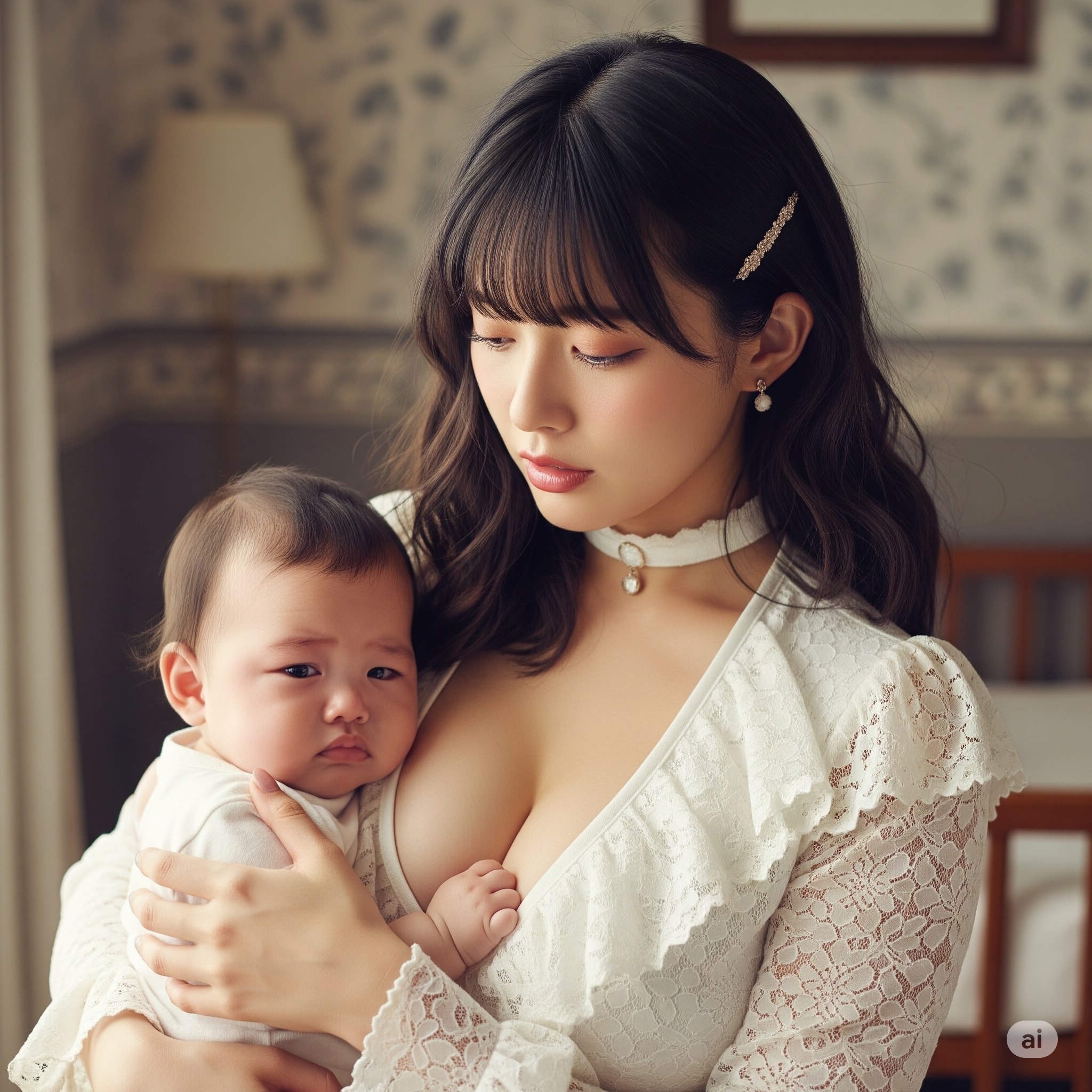 寝ている間に…の若妻、妊娠伝えてから義父がセクハラしてくる