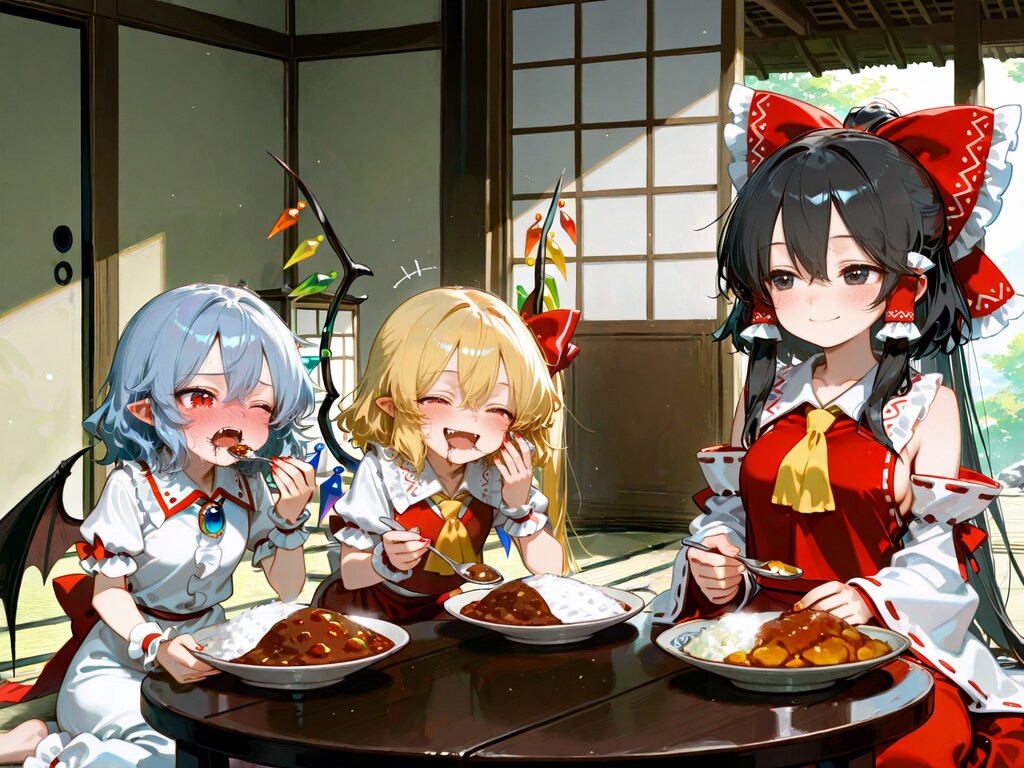 きょうのれいむさん（夏ふーふーカレーの日　7/22）