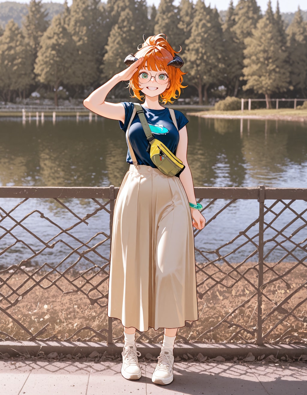 ブリジットファッションスケッチ-ロングスカート編