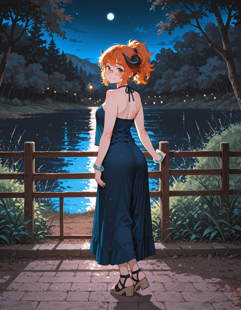 ブリジットファッションスケッチ-ロングスカート編