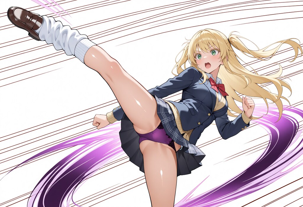 パンチラ蹴り「不定期投稿」
