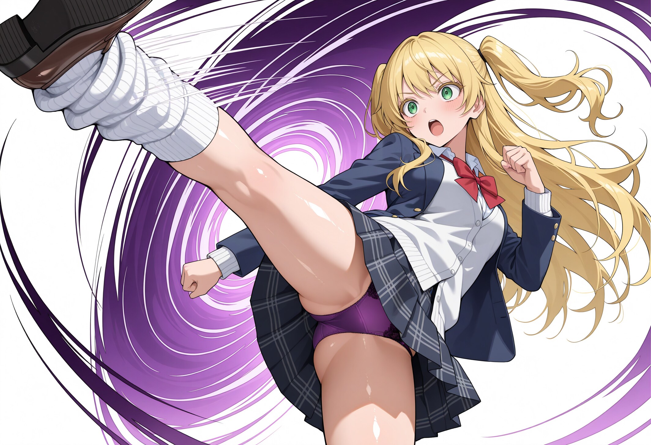 パンチラ蹴り「不定期投稿」