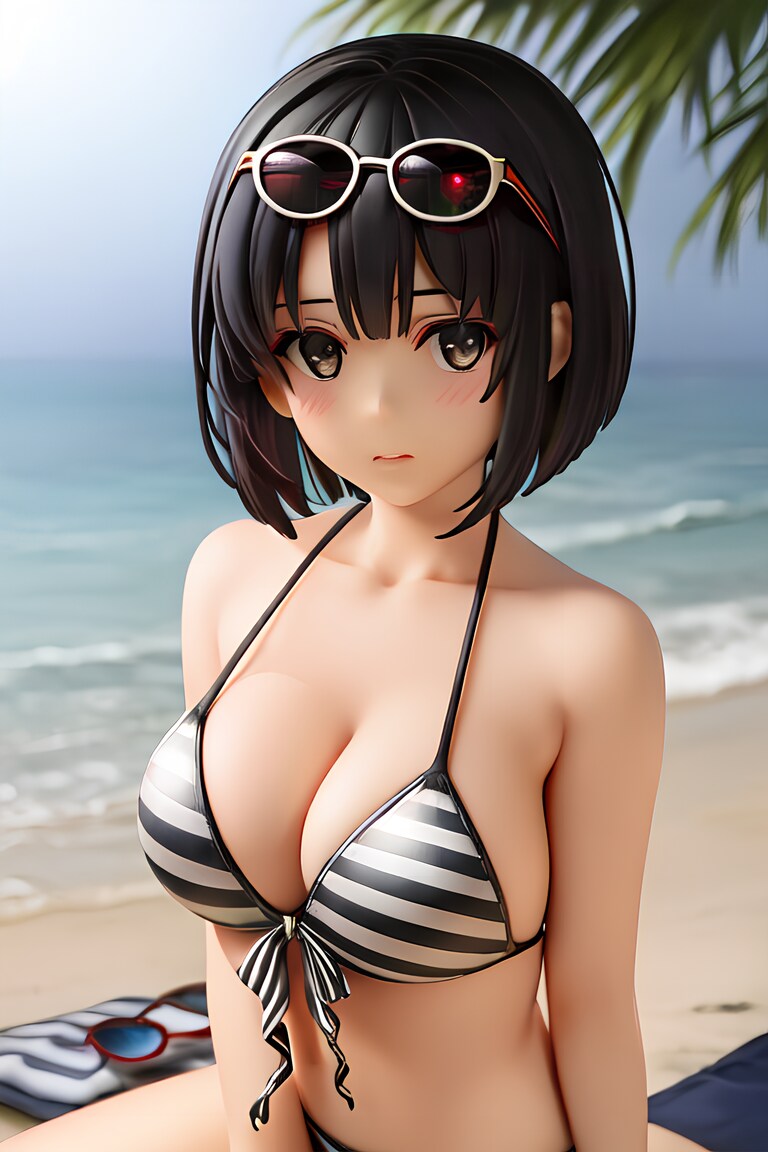 PVC 加藤恵フィギュア 水着