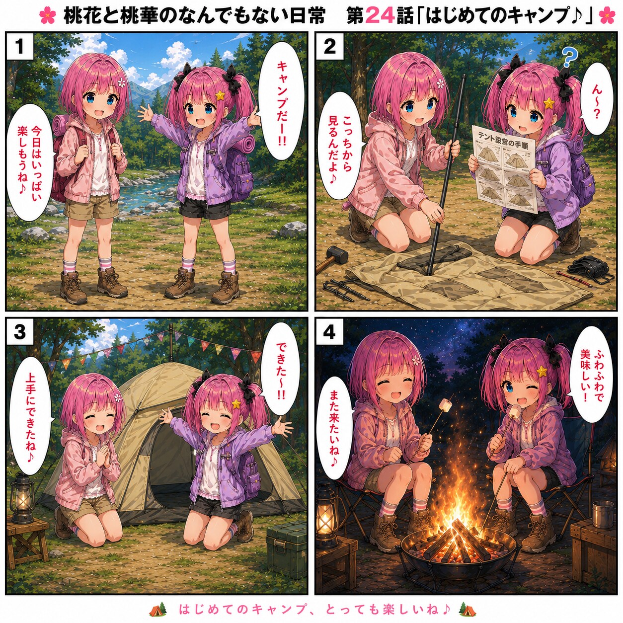 桃花と桃華のなんでもない日常㉔
