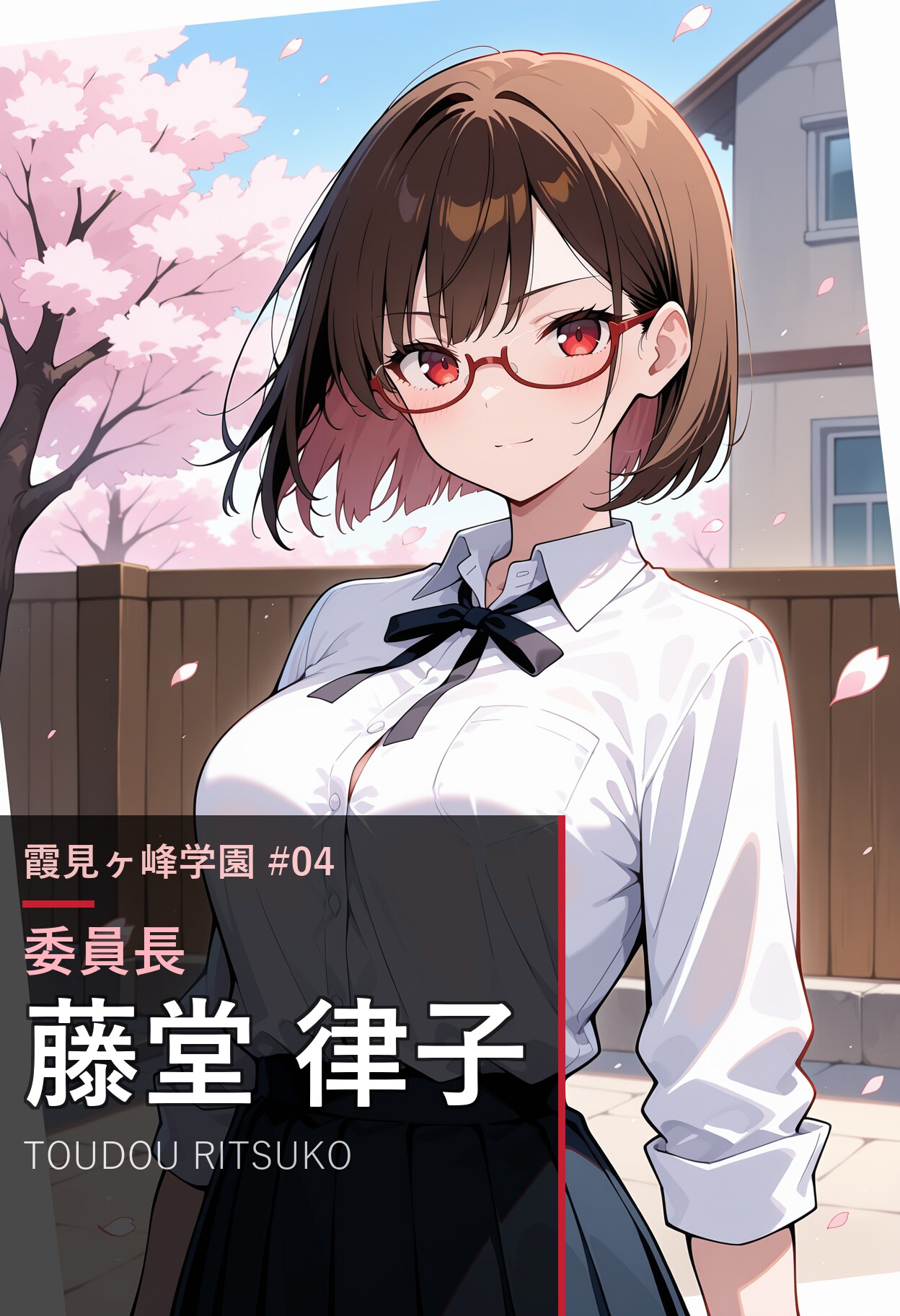 【霞見ヶ峰学園シリーズ #04】藤堂 律子