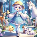 安心して見れる魔法少女のイラスト 3枚目