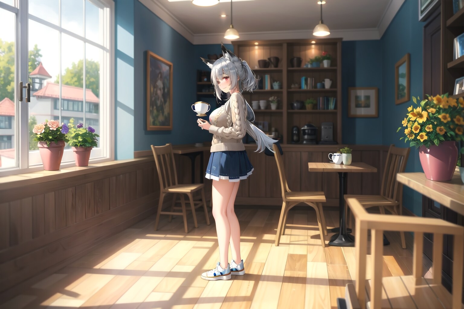 紅茶とお花の香り | の人気AIイラスト・グラビア