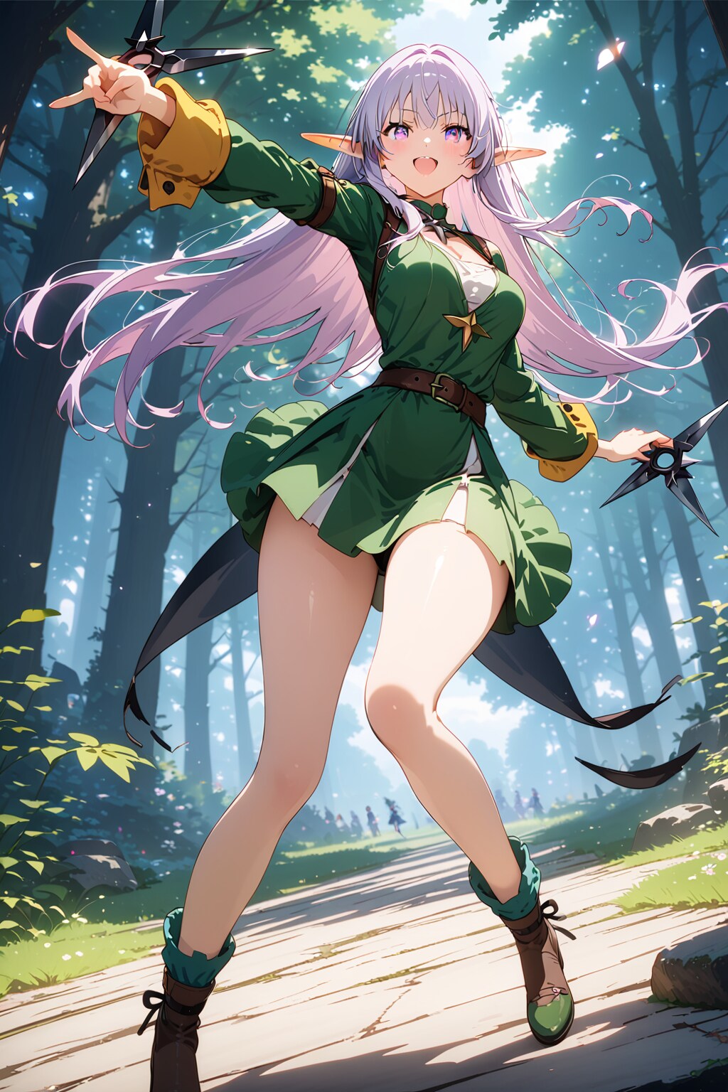 手裏剣使いのエルフ