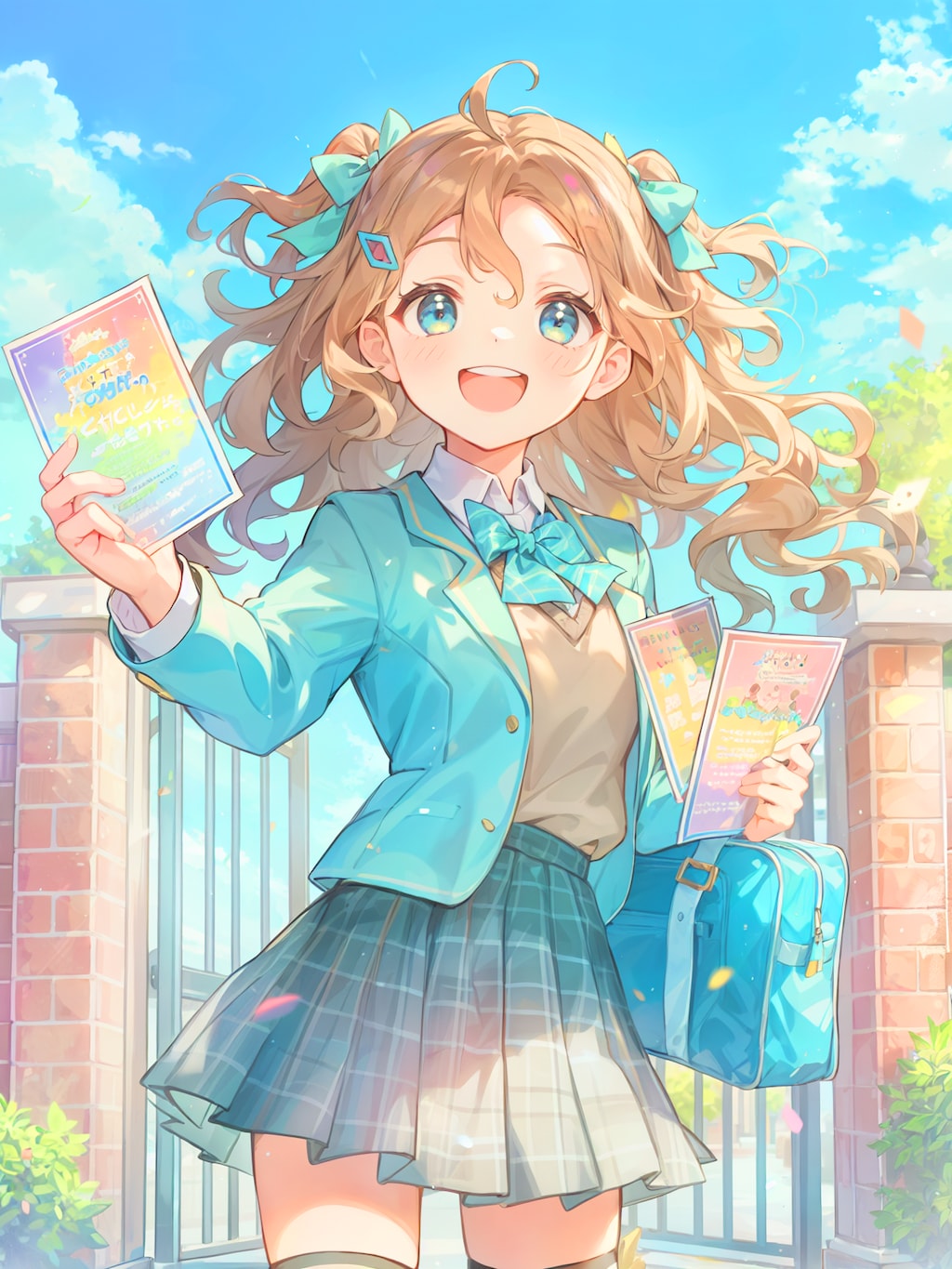 学園祭のチラシ配り