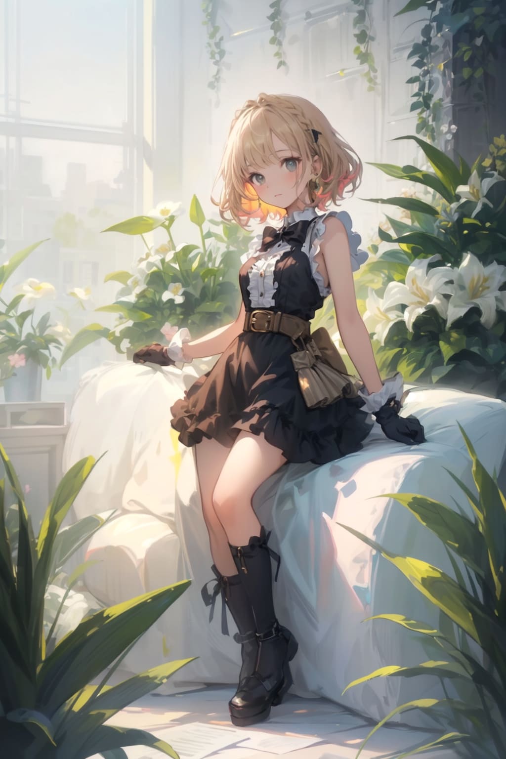 金髪少女 | の人気AIイラスト・グラビア