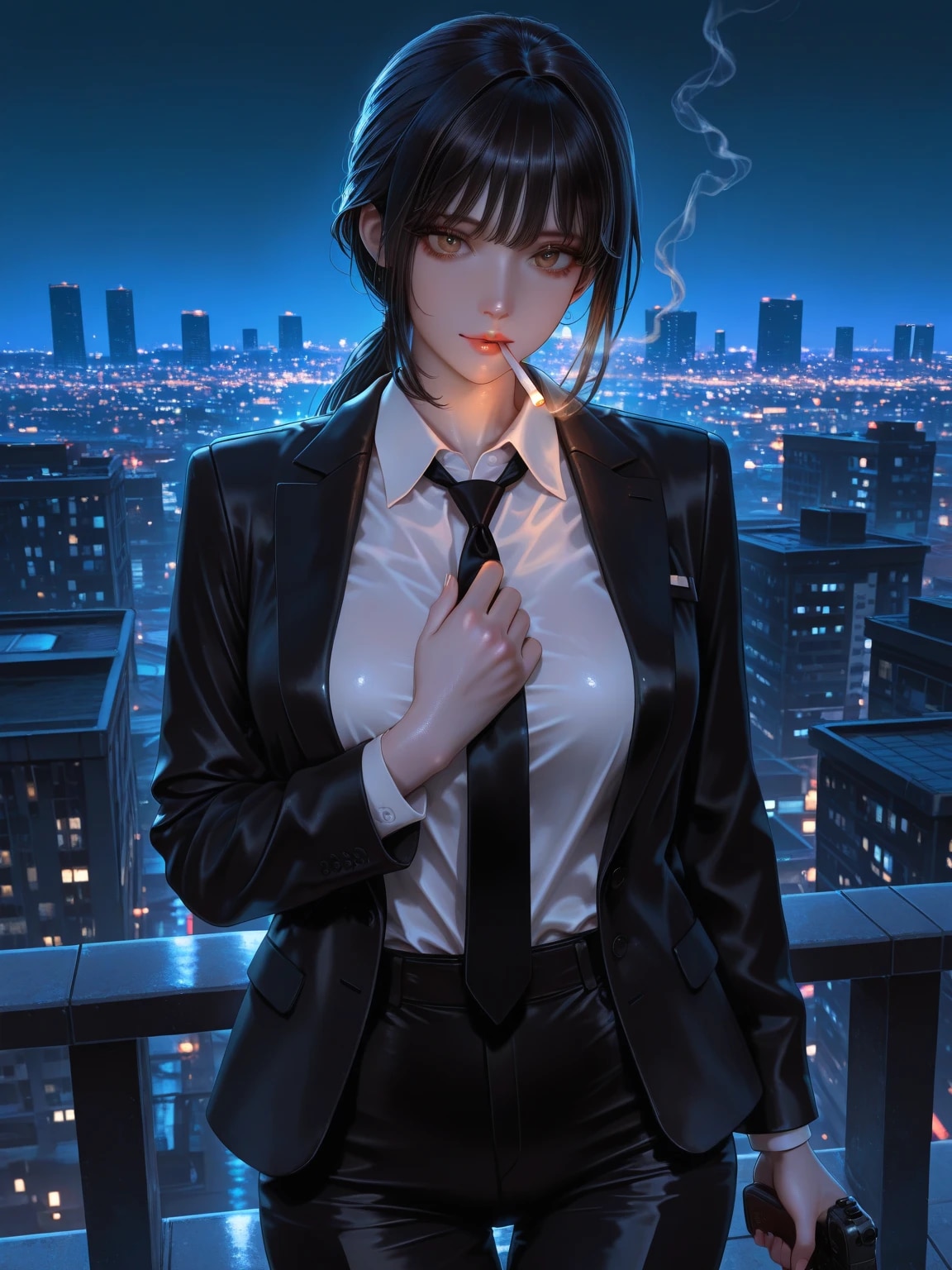 殺し屋スタイルの先輩 | の人気AIイラスト・グラビア