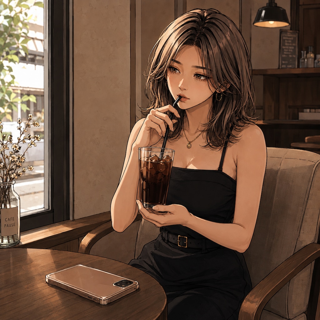 カフェでゆっくり♪（クールちゃん）