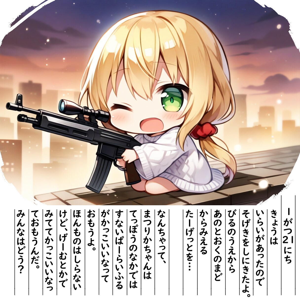 【絵日記】そげきです | の人気AIイラスト・グラビア