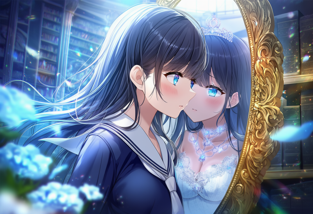 鏡と少女（試作）